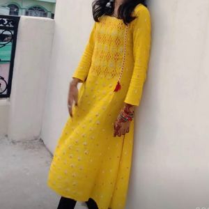 Anarkali Kurti Women Feativw Wear Kurta