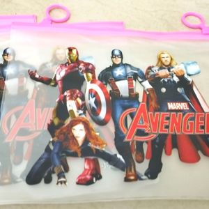 6 Pcs🦄Unicorn and Avengers Silicon Pouch for Kids