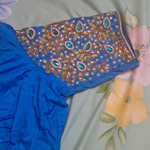 Beautiful Kudan And Zardosi Work Blouse