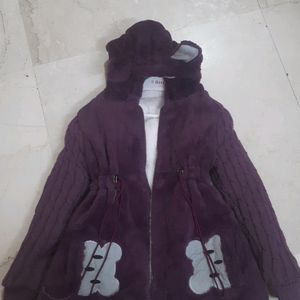 Kids Furry Rabbit Jacket