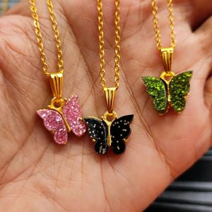 Super Combo Sale On Trendy Butterfly Pendent 🎉