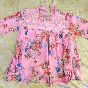 Beautiful Pink Top For Women ( New )