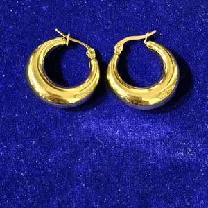 Anti-tarnish Earrings Hoops