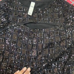 Kazo Black Shine Top