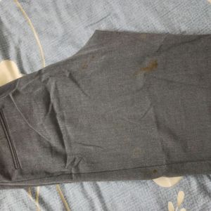 Grey Bootcut Flared Pants