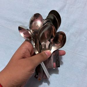 Combo Of Steel Spoons 🥄