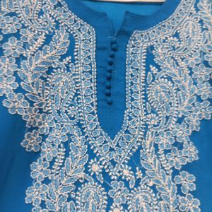 Chikankari  Kurti