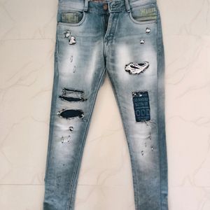 Killer Torned Pattern Jeans