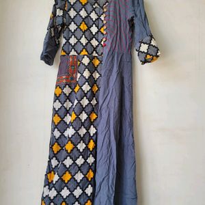 Rayon Full Length Gown