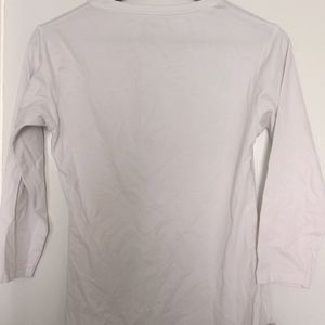 Comfort Lady White Full Sleeves Tshirt 34 Size