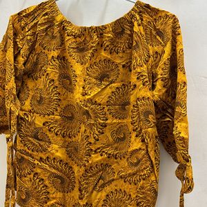 Sunflower Design Top