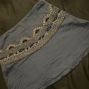 Blue Stone  Skirt