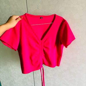 cute pink crop top