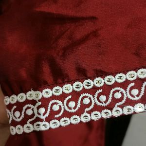 Maroon Kurti