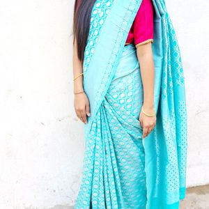 Sea Green Saree