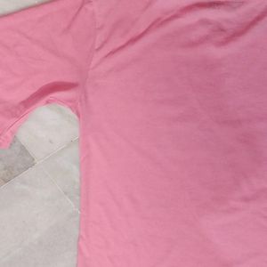 Pink Oversized Tee