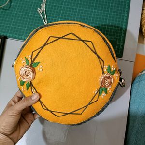 Round Shape Handmade Sling Bag