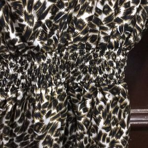 Women Loepard Print Party Dress