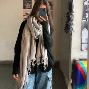 H&M Grey Cozy Scarf