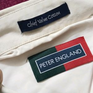 Peter England White Shirt