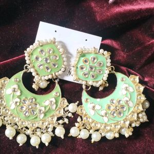 Green Earrings