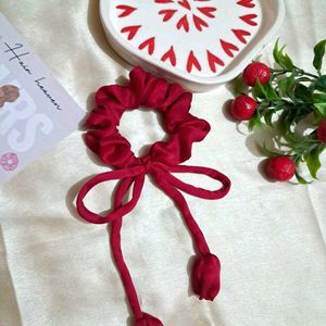 Korean Tulip Flower Scrunchie