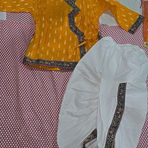 Baby Dhoti Kurta Set Cotton 3-9 Months