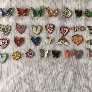 34 Enamel Charms