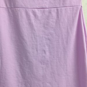 Lavender Off Shoulder Dress