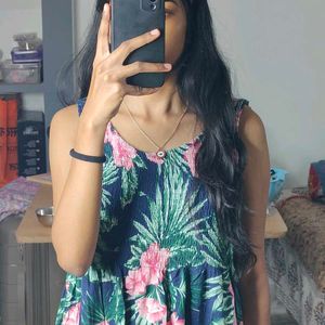 Multicolored Printed Floral Top