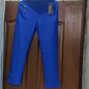 Blue Highwaist Pant .