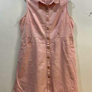 Pink Shirt Dress