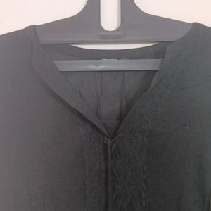 Black Top With Tussel Very Comfortable Xxl