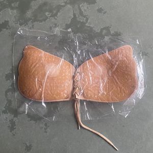 Brown Stick On Bra