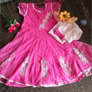 Pink Anarkali