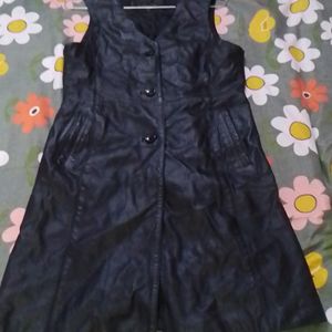 Beautiful Black Leather Dress For Any Party