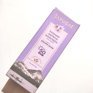 Ayuga Kashmiri Saffron Sunscreen For Dry Skin