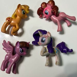 Combo Of 4 Ponnies By My Little Ponnie From USA