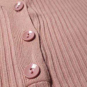 Baby Pink V Neck Top