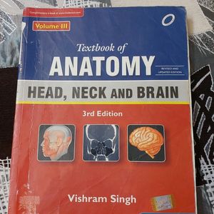 Textbook Of Anatomy Head, Neck & Brain