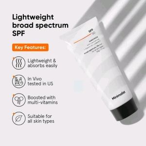 Minimalist SPF 50 ++++ Multi Vitamin Sunscreen