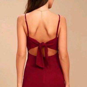 Toast to Life Red Mini Dress