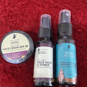 Pilgrim Summer Pamper Kit Face Mist And Cream