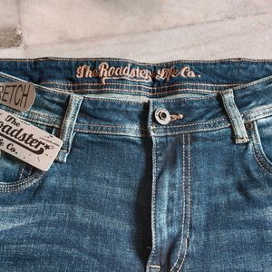 Roadster Denim Jeans with Golden Border