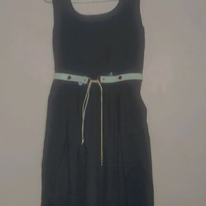 Blue A Line Dress