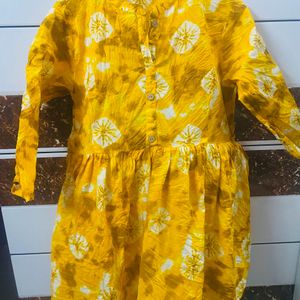 Pretty 💛 Short Kurti Unused