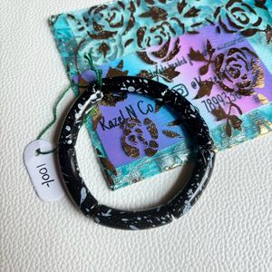 Bracelet | Spray Painted Tube Beads