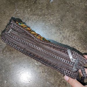 Handmade Beaded Clutch From Goa