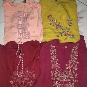 4 Short Kurti Combo