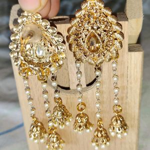 Beautiful Golden 💖 Colour Earrings 😍